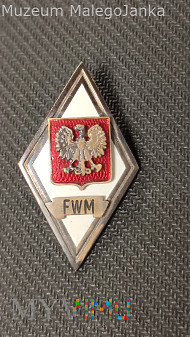 Odznaka Fakultet Wojskowo-Medyczny 1954 RR