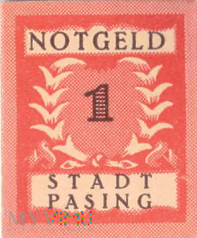 Duże zdjęcie Niemcy (Pasing) - 1 fenig (1921)