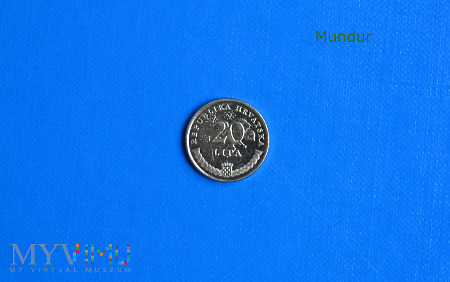 Moneta chorwacka: 20 lipa