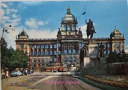 Czechy Praha św. Wacław Muzeum Narodowe