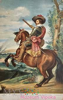 Conde Duque de Olivares na kasztanowym koniu