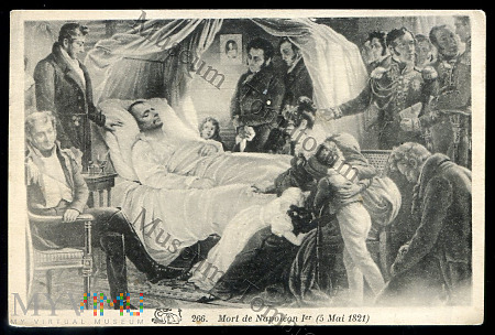 Śmierć Napoleona na wyspie św. Heleny 5.05.1821 r.