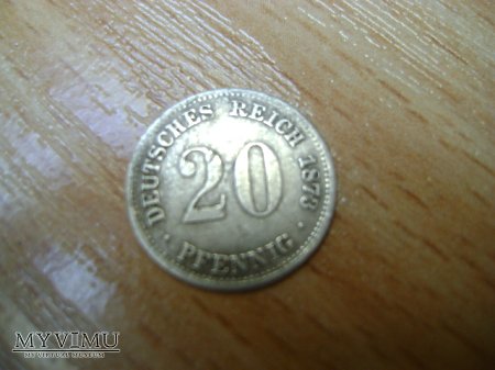20 pfennigów 1873