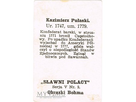Bohm 5x02 Kazimierz Pułaski