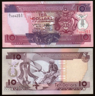 Duże zdjęcie Solomon Islands - P 20 - 10 Dollars - 1996