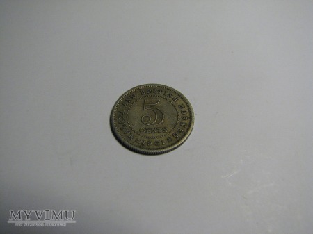 5 centów Malaje i Brytyjskie Borneo 1961