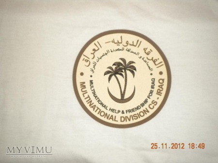 Duże zdjęcie Koszulka Multinational Division CS Iraq