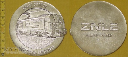 Medal kolejowy - firmowy ZNLE Gliwice
