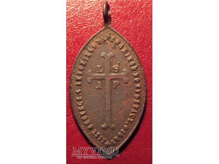 Stary medalik ze św. Antonim nr.1