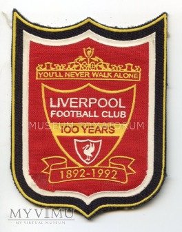 Naszywka - 100 Years Liverpool Football Club 1992