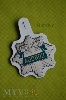 Odznaka IDENTYFIKACJI INDYWIDUALNEJ POLICJANTA