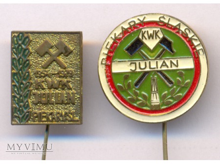 KWK Julian - odznaki
