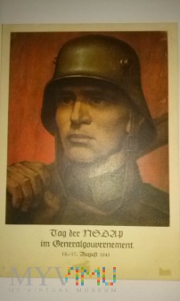 pocztówka Dzień NSDAP w Generalnym Gubernatorstwie