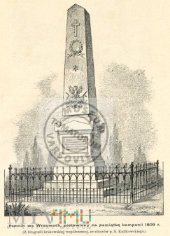 Wrzawy - pomnik na pamiątkę 1809 r.