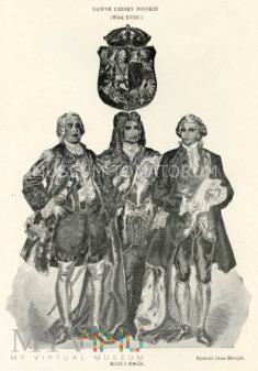 Duże zdjęcie Matejko - Ubiory polskie z XVIII w. Król i dwór