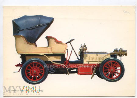 VINTAGE CAR, DE DIETRICH TYPE S.M.L . 24 H.P. 1903