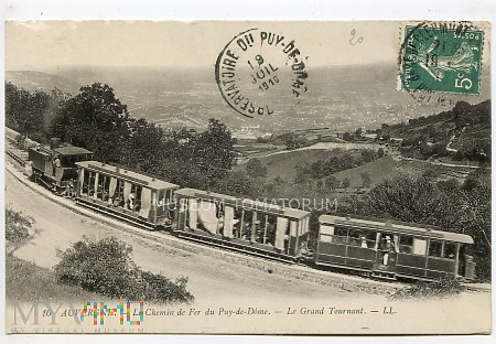 Duże zdjęcie Auvergne - Kolej - 1910