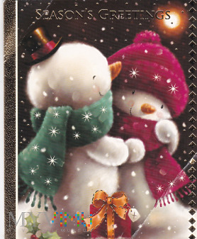 Karnet z okazji świąt Bożego Narodzenia: SEASON'S