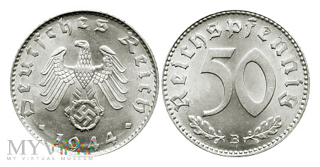 Duże zdjęcie 50 reichspfennig, 1944 (B)