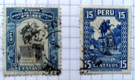 2 znaczki z Peru