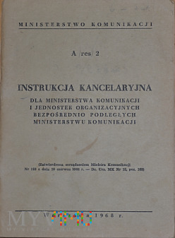 A2-1968 Instrukcja kancelaryjna