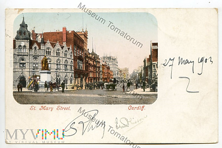 Cardiff - St. Mary Street - 1902