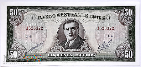 CHILE 50 escudos 1962