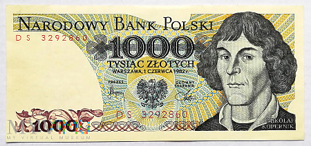 Polska 1000 zł 1982