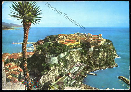 Monaco - Le Rocher - lata 60-te XX w.