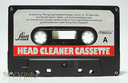 Silver Sound Head Cleaner Cassette