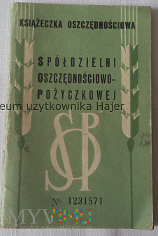 Książka oszczędnościowa SOP - Gliwice 1962