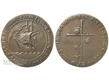 Medal ewangelicki na złote gody 1980
