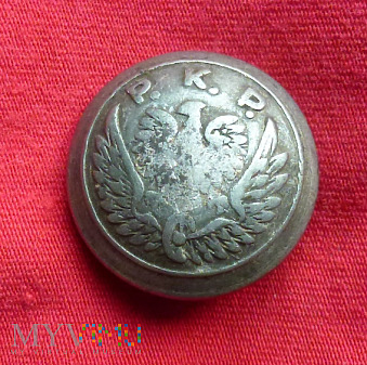 Guzik kolejowy wz.45, 22mm BGŁ 051