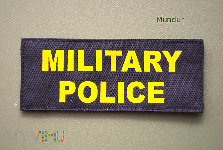 Słowacja: oznaka MILITARY POLICE