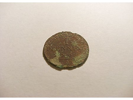 360 einen thaler, 1 Pfennig 1868 rok.