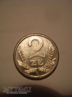 2 ZŁ (małe) "kłosy" zbiór 5 monet