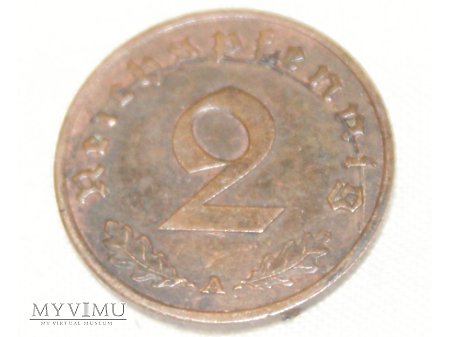 2 reichspfennig 1937 A