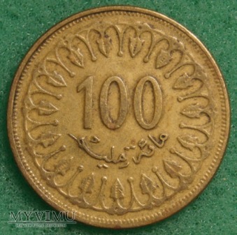 Tunezja, 100 millimes 1997