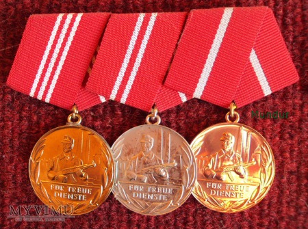 Medal brązowy "Für treue Dienste"
