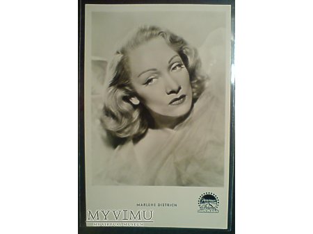 Duże zdjęcie Marlene Dietrich lata 40-te pocztówka foto