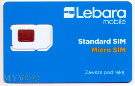 Karta SIM Lebara Mobile - Mini SIM + Micro SIM