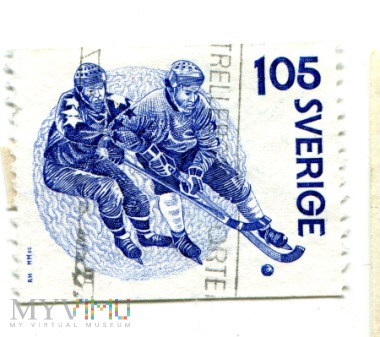 Duże zdjęcie Hockey Sverige 1979 Jan Alinski & Bernt Ericsson