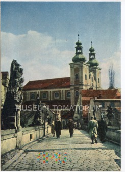 Duże zdjęcie Kłodzko - Glatz - Kościół i most - 1965