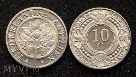 Antyle Holenderskie, 10 Centów 2008