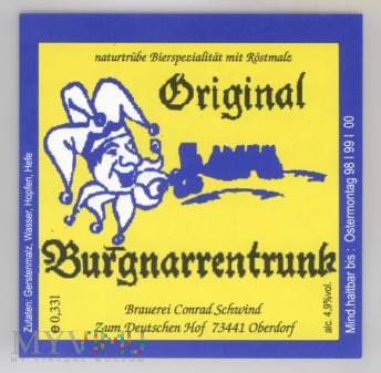 Original Burgnarrentrunk