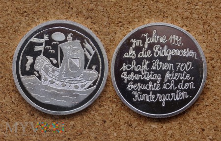 Medal 700 Jahre Schweiz