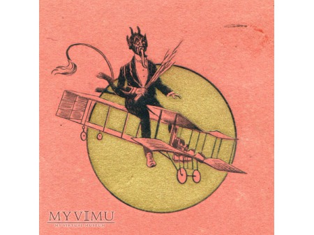 Diabeł z rózgą w Aeroplanie Krampus w 1933