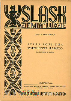 Szata roślinna Województwa Sląskiego, 1936