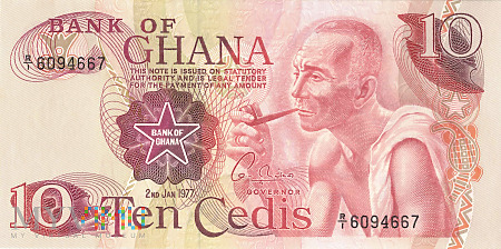 Ghana - 10 cedi (1977)