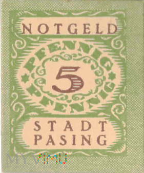 Niemcy (Pasing) - 5 fenigów (1921)